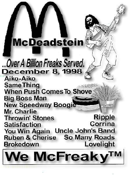 McDeadstein - Over a billion freaks served