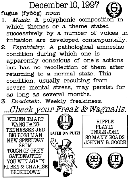 Check Your Freak and Wagnalls